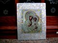 icona con madonna e bambino