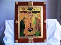 gesu'' in croce con Maria